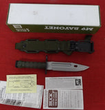 Buck 0188CB 188CB 188 M9 Bayonet Tactical Field Knife Phrobis III USA 1987 UNUSED in BOX U.S. Army