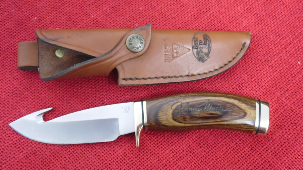 Buck 0191 191 Zipper Bass Pro Shops Johnny Morris LOGO