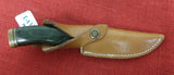 Buck 0192 192 Vanguard Green Wood Elk Blade Cutout Knife USA Lot#192-3
