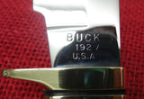 Buck 0192 192 Vanguard Stag Slab Handles Highly Polished Knife 1993 USA Lot#192-8