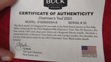 Buck 0192BGSSH Vanguard Knife 2023 Shepherd Hills Chairman's Tour Hand Signed S30V S#33/93 Lot#192-26