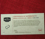 Buck 0197IWSLE 197 Yellow Jacket Limited Edition Knife 2016 Legacy USA MADE #86/250 Caleb Cooper Lot#BU-202