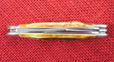 Schrade Knife 1989 Stag Split Back Whittler 85th Anniversary USA Etched Blade MINT Lot#199
