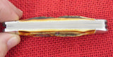 Schrade Knife 1989 Stag Split Back Whittler 85th Anniversary USA Etched Blade MINT Lot#199