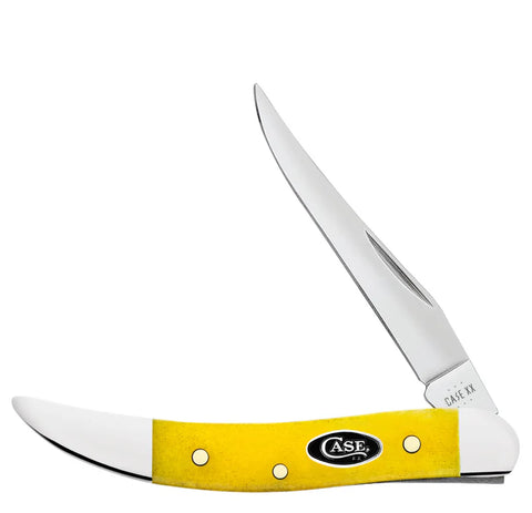 Case 20035 Small Texas Toothpick Smooth Yellow Bone Knife Stainless Blade USA 610096 SS