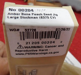 Case 00204 Large Stockman Knife Marked CV (NOT CS) Amber Bone USA 2022 NEW