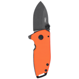Columbia River CRKT 2486 Squid Orange G10 D2 Assisted Flipper Knife Lucas Burnley