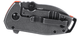 Columbia River CRKT 2486 Squid Orange G10 D2 Assisted Flipper Knife Lucas Burnley