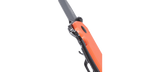 Columbia River CRKT 2486 Squid Orange G10 D2 Assisted Flipper Knife Lucas Burnley
