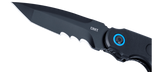Columbia River CRKT 2606 A. B.C. All Bases Covered Jim Hammond Assisted Opening Filpper Knife Veff Serrations  G10