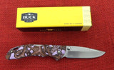 Buck 0284CMS16 284 Bantam Mid-Lock Knife Lavender Head Hunterz Camo GFN