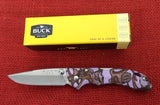 Buck 0284CMS16 284 Bantam Mid-Lock Knife Lavender Head Hunterz Camo GFN