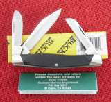 Buck 0301-SP2 301 Stockman Knife 2004 Relocate from CA to ID Shield Last Production El Cajon  Etched Blade Lot#301-36