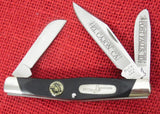 Buck 0301-SP2 301 Stockman Knife 2004 Relocate from CA to ID Shield Last Production El Cajon  Etched Blade Lot#301-36