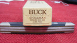 Buck 0301 301 Stockman Knife Large BUCK Shield 425M Improved Steel USA Made 1987 Lot#301-35
