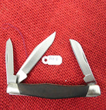 Buck 0303IQSBT 303 Cadet Pocket Knife Ironwood w/ Feather Quill Inlay Bob Timberlake USA Made Lot#303-1