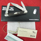 Buck 0303IQSBT 303 Cadet Pocket Knife Ironwood w/ Feather Quill Inlay Bob Timberlake USA Made Lot#303-1