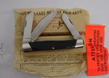 Buck 0307 307 Wrangler Large Pocket Knife Paperwork Dated 1972 Lot#307-9