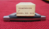 Buck 0309 309 Companion USA Made Model # on Backside of Blade 1970's Knife Lot#309-32