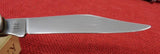 Buck 0311 311 Slim Line Trapper Knife Early Model Number on Backside of Blade USA Lot #311-10