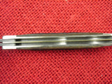 Buck 0312 312BB Mini Trapper Pocket Knife Brown Bone Handle USA Made 1990 UNUSED Lot#312-4