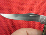 Buck 0312 312BB Mini Trapper Pocket Knife Brown Bone Handle USA Made 1990 UNUSED Lot#312-4