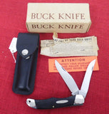 Buck 0317 317 Trailblazer Knife 1st Model 1972 Stamped on Backside of Blade USA In Box Lot#317-4