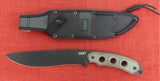 Columbia River CRKT 3515 KHC Karen Hood Chopper Knife USA 1095 Blade Tactical Fixed Blade