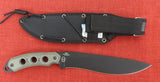 Columbia River CRKT 3515 KHC Karen Hood Chopper Knife USA 1095 Blade Tactical Fixed Blade