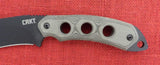 Columbia River CRKT 3515 KHC Karen Hood Chopper Knife USA 1095 Blade Tactical Fixed Blade