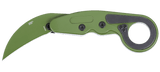 Columbia River CRKT 4040BG 4040 Provoke Karambit Folding Knife D2 Green Blade