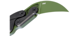 Columbia River CRKT 4040BG 4040 Provoke Karambit Folding Knife D2 Green Blade