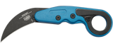 Columbia River CRKT 4041B Provoke Grivory Kinetic Morphing Karambit Folding Knife Black Stonewashed
