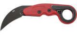 Columbia River CRKT 4041R Provoke Morphing Karambit Kinematic Folding Knife Lightweight Red Grivory Handle Joe Caswell Design