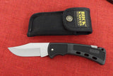 Buck 0446 446 Goliath Large Folding Knife USA Made 1995 Lock Back w/ Nylon Sheath Box Lot#BU-352