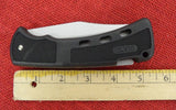 Buck 0446 446 Goliath Large Folding Knife USA Made 1995 Lock Back w/ Nylon Sheath Box Lot#BU-352