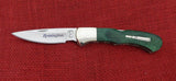 Remington R50032 Bullet Knife 2019 Buck Made 532 Bucklock Green Dymanlux Wood 420HC USA