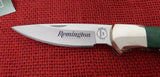 Remington R50032 Bullet Knife 2019 Buck Made 532 Bucklock Green Dymanlux Wood 420HC USA