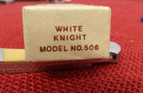 Buck 0506 506 Lady Buck White Knight Micarta Knife UNFINSHED Collector RARE 1987 Lot#506-6