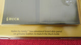 Buck 0529W1P 529 BuckMates BuckSkin Gent Knife and Amity Wallet Set Lizard Pattern USA 1988 Lot#529-1