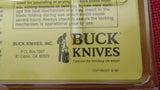 Buck 0529W1P 529 BuckMates BuckSkin Gent Knife and Amity Wallet Set Lizard Pattern USA 1988 Lot#529-1