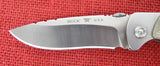 Buck 0557ODS 557 Open Season Folding Skinning Knife OD Micarta S35VN USA 2018 Lot#BU-357