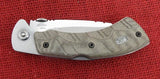Buck 0557ODS 557 Open Season Folding Skinning Knife OD Micarta S35VN USA 2018 Lot#BU-357