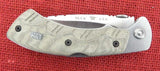 Buck 0557ODS 557 Open Season Folding Skinning Knife OD Micarta S35VN USA 2018 Lot#BU-357