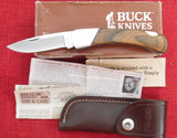 Buck 0550 550 King Charles Knife like 500 Duke with NO Back Bolster RARE 1992 USA Made IN BOX Lot#500-27