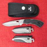 Buck 0550BKS1 550 Open Season Selector 2.0 Exchange Knife Blade USA 2018 Handle w/ 3 Blades NEW Lot#BU-302
