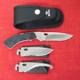 Buck 0550BKS1 550 Open Season Selector 2.0 Exchange Knife Blade USA 2018 Handle w/ 3 Blades NEW Lot#BU-302