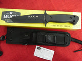 Buck 0626BKS 626 Intrepid XL Tactical Tanto M.O.L.L.E. Fixed Blade Knife Black Handles 420HC USA 2015 Lot#BU-55