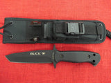 Buck 0626BKS 626 Intrepid XL Tactical Tanto M.O.L.L.E. Fixed Blade Knife Black Handles 420HC USA 2015 Lot#BU-55