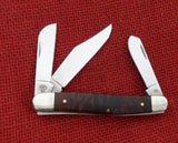 Case 64065 Stockman Knife Brown Maple Burlwood Stainless 7347 SS